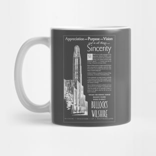 Bullock's Wilshire Grand Opening 1929 (white) Mug